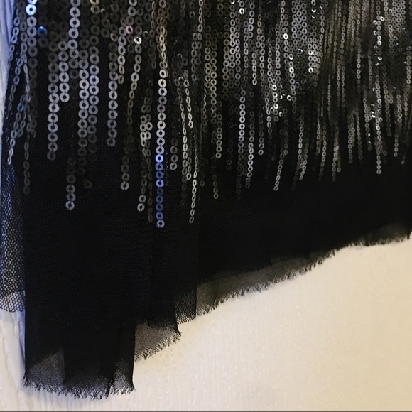 nwt Kensie Sequin Ombre Mini Dress in Silver Black Combo Size 2 Small - Picture 11 of 13